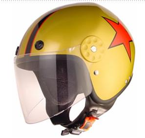 Casco Project Flash Graphic Cafe' Red Star - Somaschini Moto